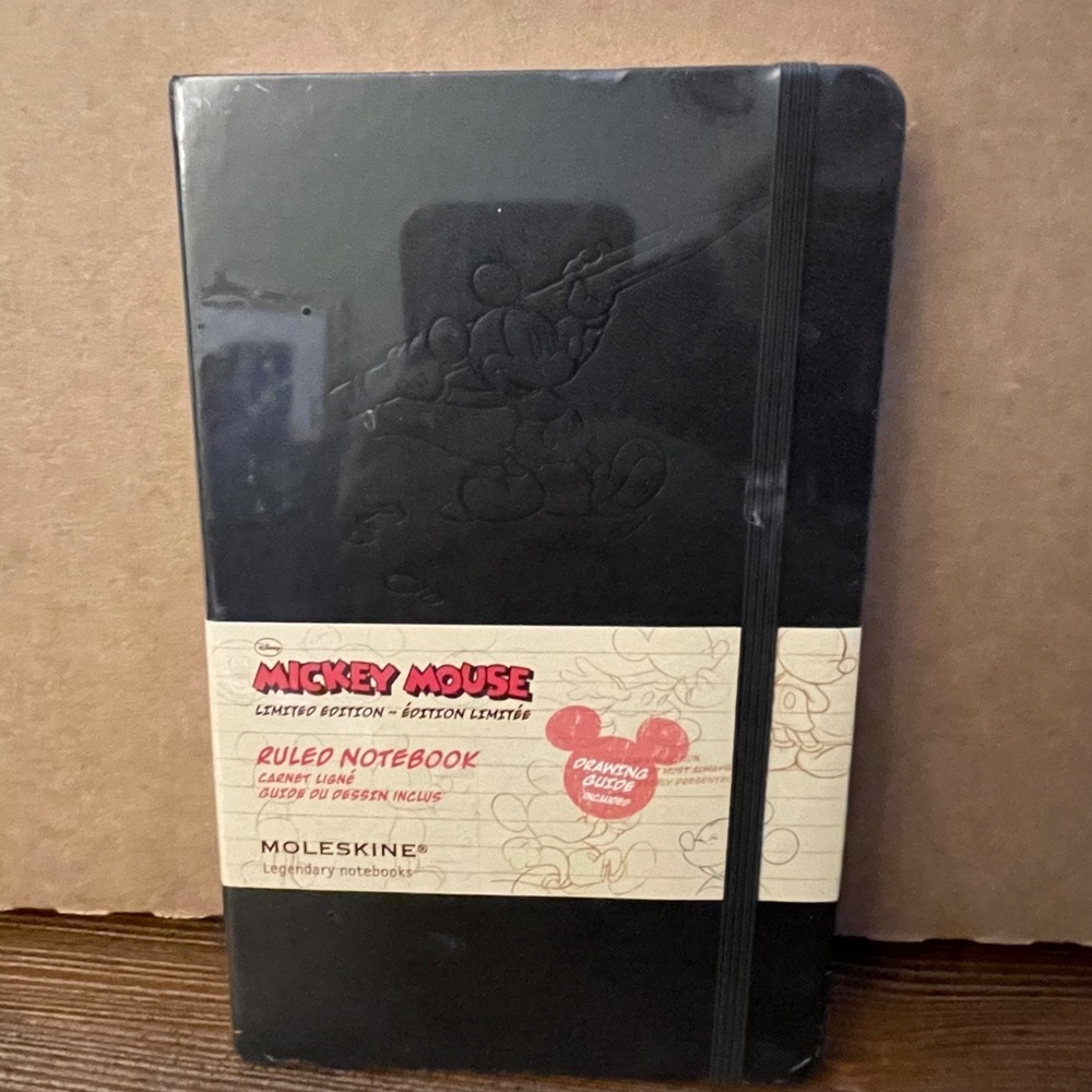 Moleskine Disney Mickey Limited Edition Ruled Notebook Hardcover New Sealed